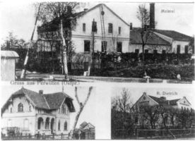 Perwilten Kr. Heiligenbeil, Kreis Heiligenbeil Perwilten, R. Dietrich, Meierei, (??) 