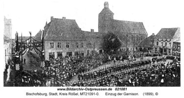 Bischofsburg, Stadt, Kreis Rößel 