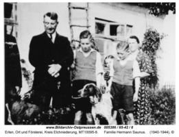 Erlen, Ort und Försterei, Kreis Elchniederung 