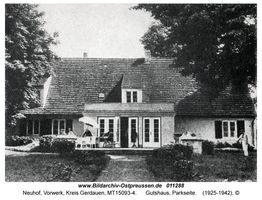 Neuhof Kr. Gerdauen, Vorwerk, Kreis Gerdauen  