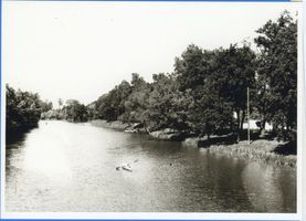 Gumbinnen, Stadt, Kreis Gumbinnen Gumbinnen, Flußpartie X 