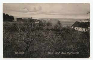 Ragnit, Kreis Tilsit-Ragnit Ragnit, Blick auf das Memeltal Рагнит, вид на долину Мемеля