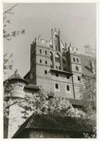 Marienburg, Westpr., Kreis Marienburg Marienburg i. Westpr., Die Marienburg, Hochschloß, Teilansicht II Marienburg, Schloß