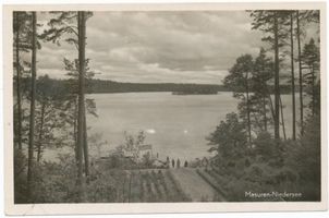 Niedersee, Kreis Sensburg Niedersee, See mit Anlegestelle II 