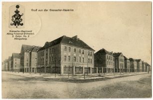Königsberg (Pr.), Stadtkreis Königsberg Cranzer Allee Königsberg (Pr.), Cranzer Allee, Grenadier Kaserne II Кёнигсберг (Пр.), Кранцер-аллея, гренадерская казарма, II