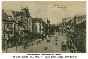 Tilsit, Stadt, Stadtkreis Tilsit Hohe Straße