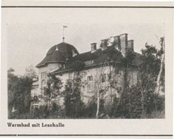 Neuhäuser, Kreis Samland Neuhäuser, Warmbad mit Lesehalle 
