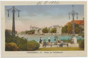 Königsberg (Pr.), Stadtkreis Königsberg Königsberg (Pr.), Partie am Schloßteich Königsberg, Schloßteich