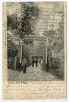 Pillau, Seestadt, Kreis Samland Pillau, Seestadt, Plantagen-Restaurant & Kegelbahn von Friedrich Fischer 