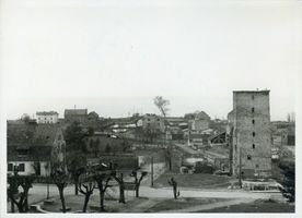 Frauenburg, Kreis Braunsberg Frauenburg, Blick auf den Hafen und das Frische Haff III 