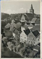Heilsberg Kr. Heilsberg, Stadt, Kreis Heilsberg Heilsberg Kr. Heilsberg, Teilansicht mit Kath. Kirche VI Хайльсберг, район Хайльсберг, частичный вид с католической церковью, VI