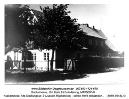 Kuckerneese, Ort, Kreis Elchniederung Alte Siedlungsstraße 9