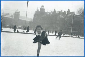 Königsberg (Pr.), Stadtkreis Königsberg Königsberg, Wintersport auf dem Schloßteich Кёнигсберг, зимний спорт на Замковом пруду