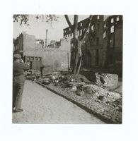 Tilsit, Stadt, Stadtkreis Tilsit Langgasse Tilsit, Langgasse zur Hohenstraße, Hotel  Königlicher Hof  nach der Zerstörung Ostpreußen, Zweiter Weltkrieg und das Ende