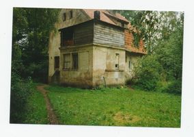 Metgethen, Ort und Bahnstation, Stadtkreis Königsberg Birkensteig 8 Metgethen, Birkensteig, Haus von Ida Wannage, Königsberg ?? Metgethen, Häuser früher und heute