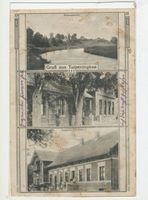 Tulpeningen, Ort, Kreis Schloßberg Tulpeningken, Szuszuppeufer, Schule, Gasthaus Lehmann 
