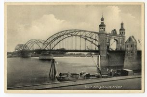 Tilsit, Stadt, Stadtkreis Tilsit Brückenkopf Tilsit, Königin Luise-Brücke II Tilsit, Luisen-Brücke, Portale und Grenzkontrollstellen