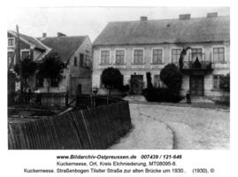Kuckerneese, Ort, Kreis Elchniederung Tilsiter Straße