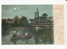 Brandenburg (Frisches Haff), Kreis Heiligenbeil Brandenburg, Ortsansicht 