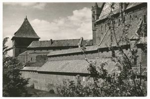 Marienburg, Westpr., Kreis Marienburg Marienburg i. Westpr., Die Marienburg, Wehrgang zum Hochschloß Marienburg, Schloß