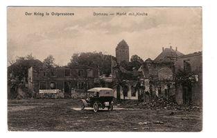 Domnau, Stadt, Kreis Bartenstein Marktplatz