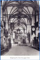 Königsberg (Pr.), Stadtkreis Königsberg Großer Domplatz Königsberg (Pr.), Dom, Chor gegen Osten Königsberg, Dom