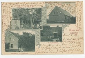 Dorren, Kreis Johannisburg Sdorren (Dorren), Gasthaus, Schule, Haus, Gasthaus 