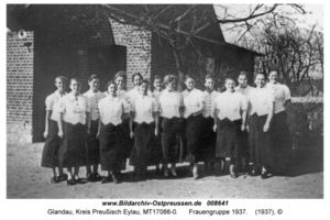 Glandau, Kreis Preußisch Eylau 