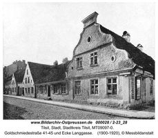 Tilsit, Stadt, Stadtkreis Tilsit Goldschmiedestraße 41-45