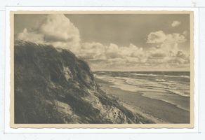 Cranz Kr. Samland, Ort, Kreis Samland Cranz, Blick zur Ostsee von Westende aus Кранц, вид на Балтийское море от Вестенде