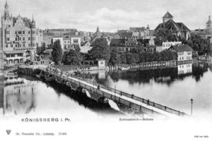 Königsberg (Pr.), Stadtkreis Königsberg Königsberg, Schloßteichbrücke Кёнигсберг, мост через Замковый пруд