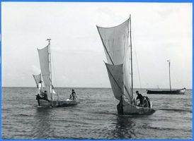 Pillkoppen, Kreis Samland Pillkoppen, Kurnkähne mit Fahrgästen III Пилькоппен, куршские лодки с пассажирами, III