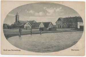 Seckenburg, Kreis Elchniederung Seckenburg, Marktplatz 
