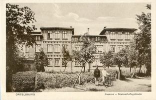 Ortelsburg, Stadt, Kreis Ortelsburg Ortelsburg, Kaserne - Mannschaftsgebäude 