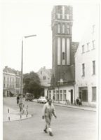 Rastenburg, Stadt, Kreis Rastenburg Königsberger Straße Rastenburg, Königsberger Straße / Wilhelmplatz und Kath. Kirche Rastenburg, Königsberger Straße