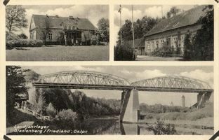 Stadienberg, Gut, Kreis Bartenstein Stadienberg, Gut, Landjahrlager, 3 Ansichten Стадиенберг, имение, лагерь сельского года, 3 вида