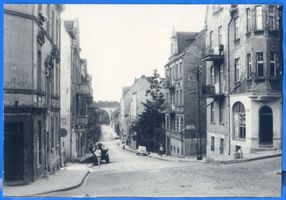 Allenstein, Stadtkreis Allenstein Allenstein, Weg zum Kleinbahnhof Allenstein, Brücken