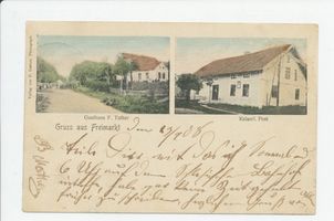 Freimarkt, Kreis Heilsberg Freimarkt, Gasthaus, Kaiserliche Post 