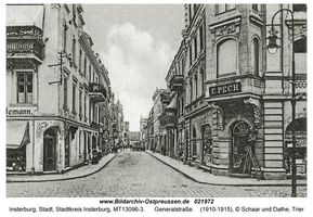 Insterburg, Stadt, Stadtkreis Insterburg Generalstraße