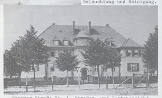 Königsberg (Pr.), Stadtkreis Königsberg Ottokarstraße 1 Königsberg, Amalienau, Ottokarstraße, Friederike Kostka - Heimstätte, Straßenansicht Königsberg, Stadtteil Amalienau