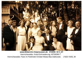 Heinrichswalde Kr. Elchniederung, Kreis Elchniederung Grünbaumer Allee