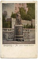 Königsberg (Pr.), Stadtkreis Königsberg Königsberg (Pr.), Kaiser Wilhelm Denkmal IX Königsberg, Stadtteil Altstadt (Umgebung des Schlosses)