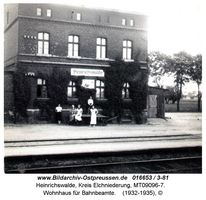 Heinrichswalde Kr. Elchniederung, Kreis Elchniederung Bahnhofstraße