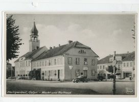 Heiligenbeil, Kreis Heiligenbeil Heiligenbeil, Markt und Rathaus, IV 