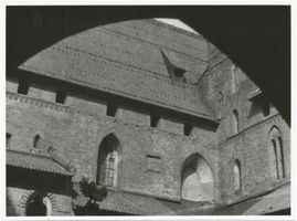Marienburg, Westpr., Kreis Marienburg Marienburg i. Westpr., Hof in der Marienburg, Teilansicht Мариенбург в Западной Пруссии, двор в Мариенбурге, вид на часть замка