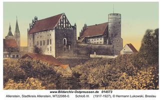 Allenstein, Stadtkreis Allenstein  Allenstein, Schloß