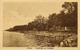 Memel, Stadt, Stadtkreis Memel Memel, Sandkrug mit Kurhaus Мемель, Зандкруг с курзалом