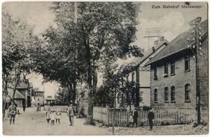 Maldeuten, Bahnhof, Kreis Mohrungen Maldeuten, Bahnhof 