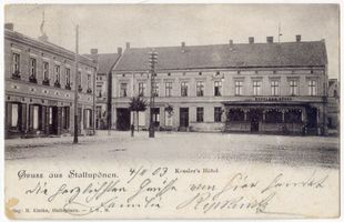 Ebenrode, Stadt, Kreis Ebenrode Ebenrode fr. Stallupönen, Kesslers Hotel II 