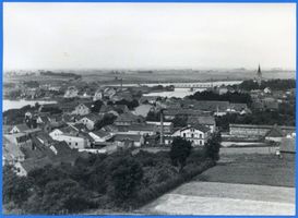 Nikolaiken Kr. Sensburg, Kreis Sensburg Nikolaiken Kr. Sensburg, Blick vom Wasserturm auf die Stadt Николайкен, р-н Зенсбург, вид с водонапорной башни на город